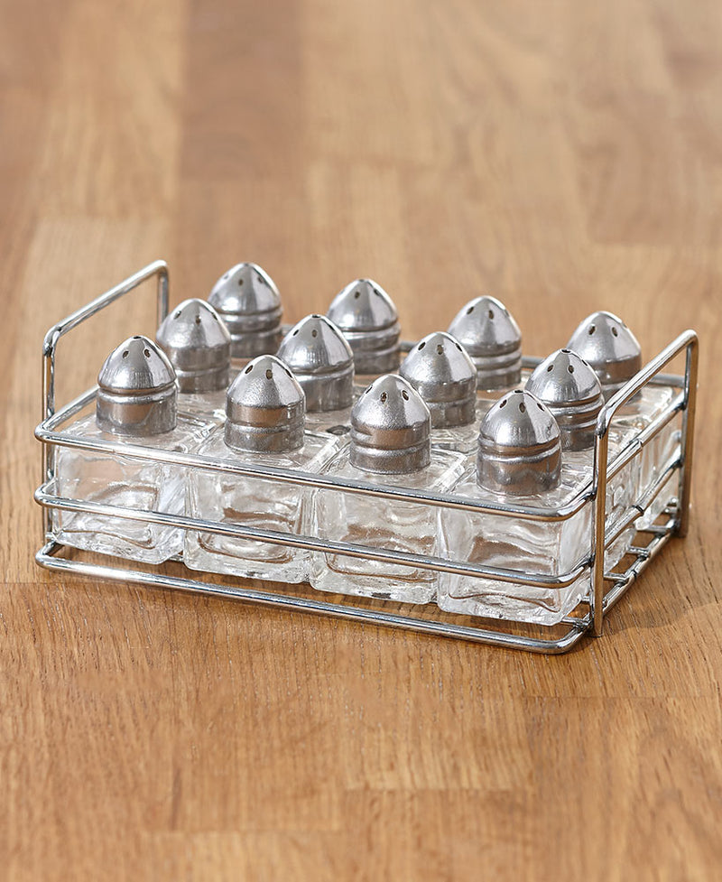 12-Pc Mini Salt and Pepper Shaker Set