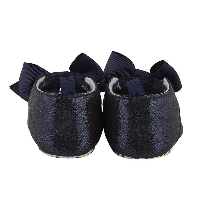 Baby Girl Shoes - Metallic Navy