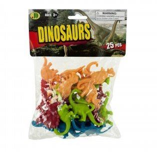 Set of 25 Dinosaur Figures