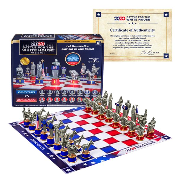 Battle for the White House Chess Set