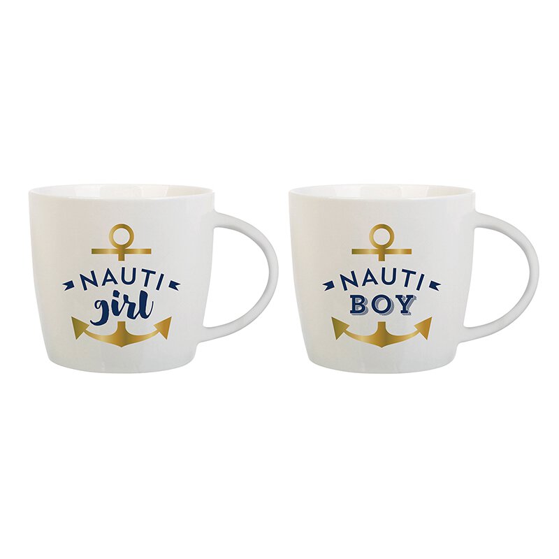 Coffee Mug Set - Nauti Girl/Boy