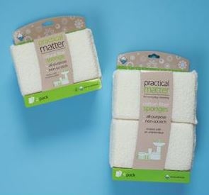 Practical Matter Cotton Sponge Set