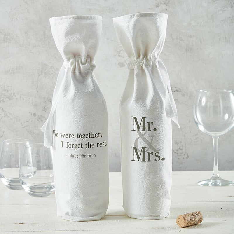 Wedding Wine Bag - Cotton