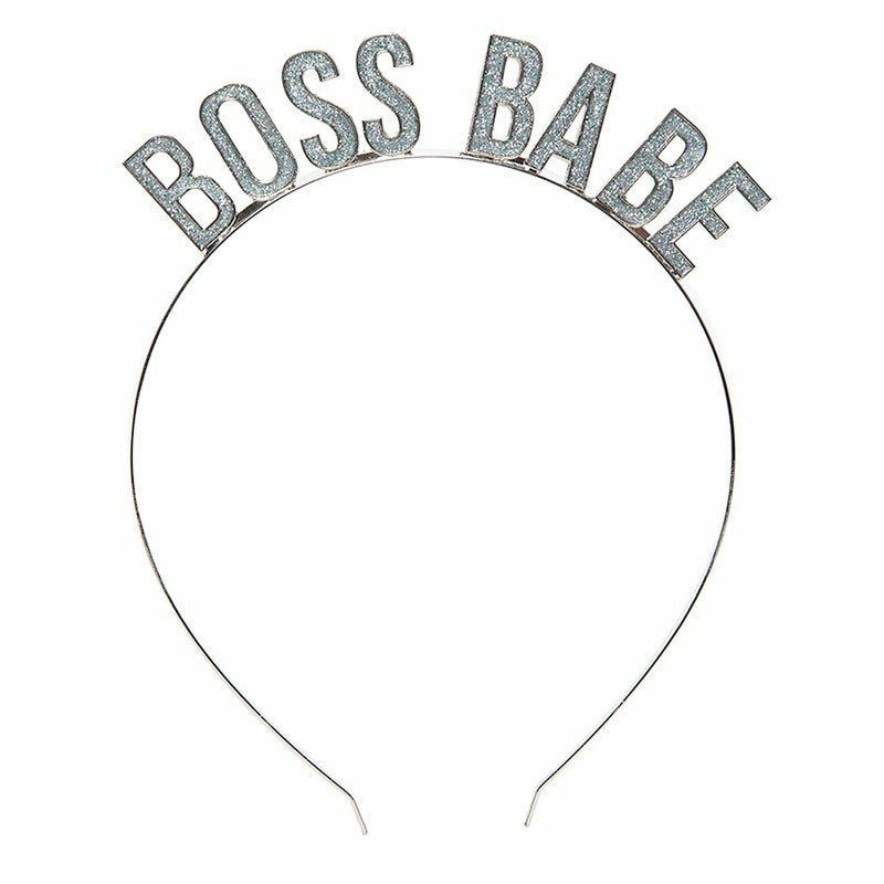 Crown Headband Boss Babe