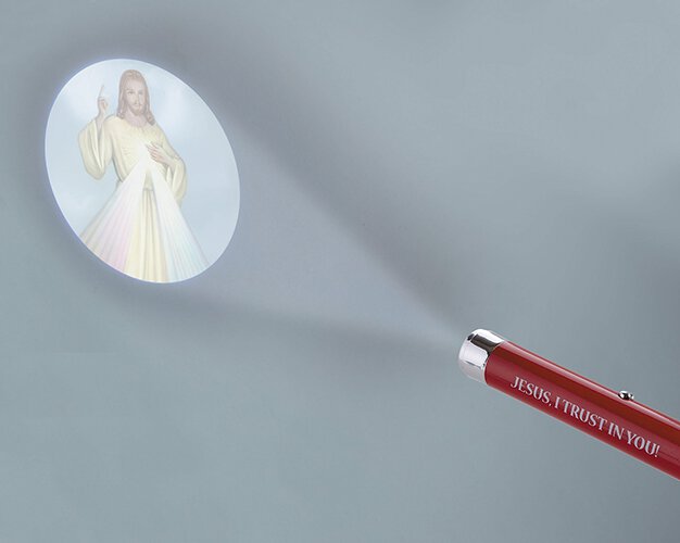 Divine Mercy Projector Key Chain