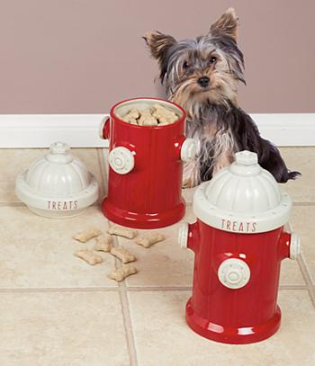 Fire Hydrant Pet Treat Jar