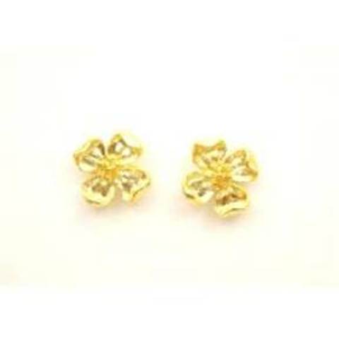 Dogwood Blossom Pierced Earrings