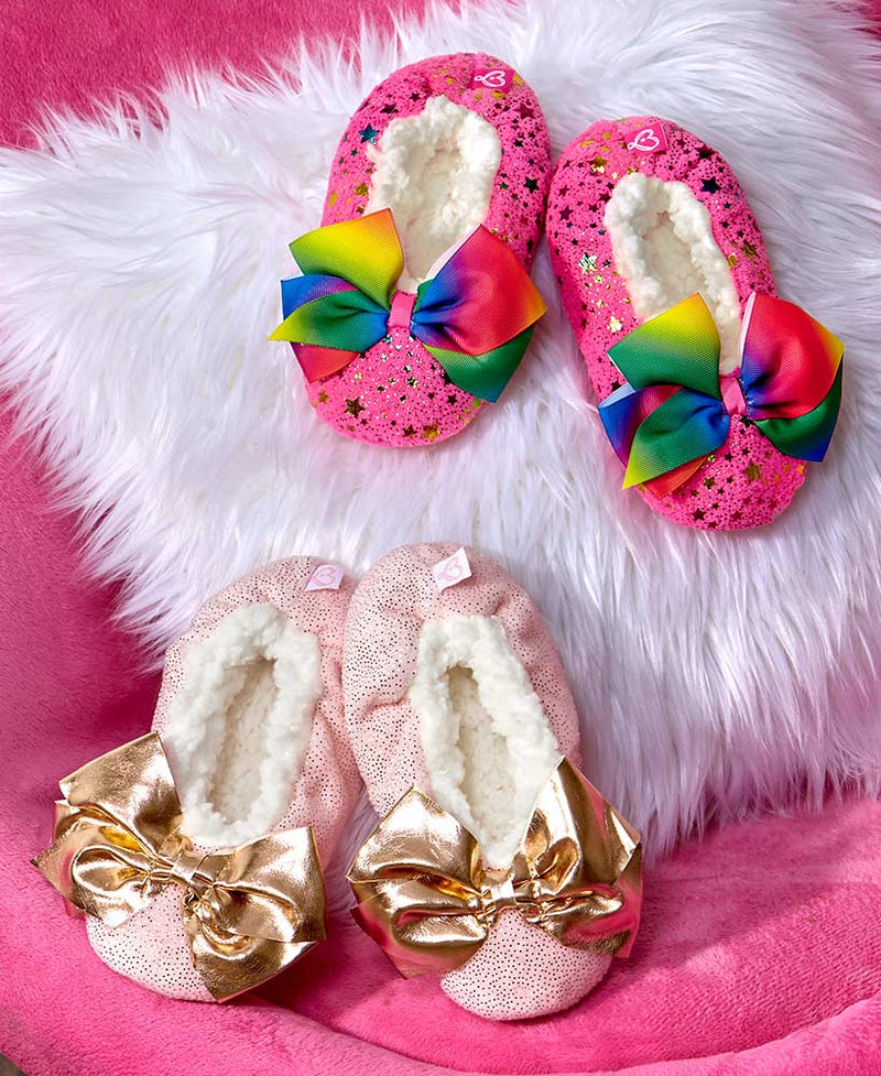 JoJo Siwa Big Bow Fuzzy Babba Slippers