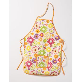 Cotton Spring Flowers Apron by Avon