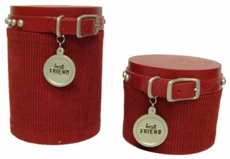 Dog Collar Canister Set