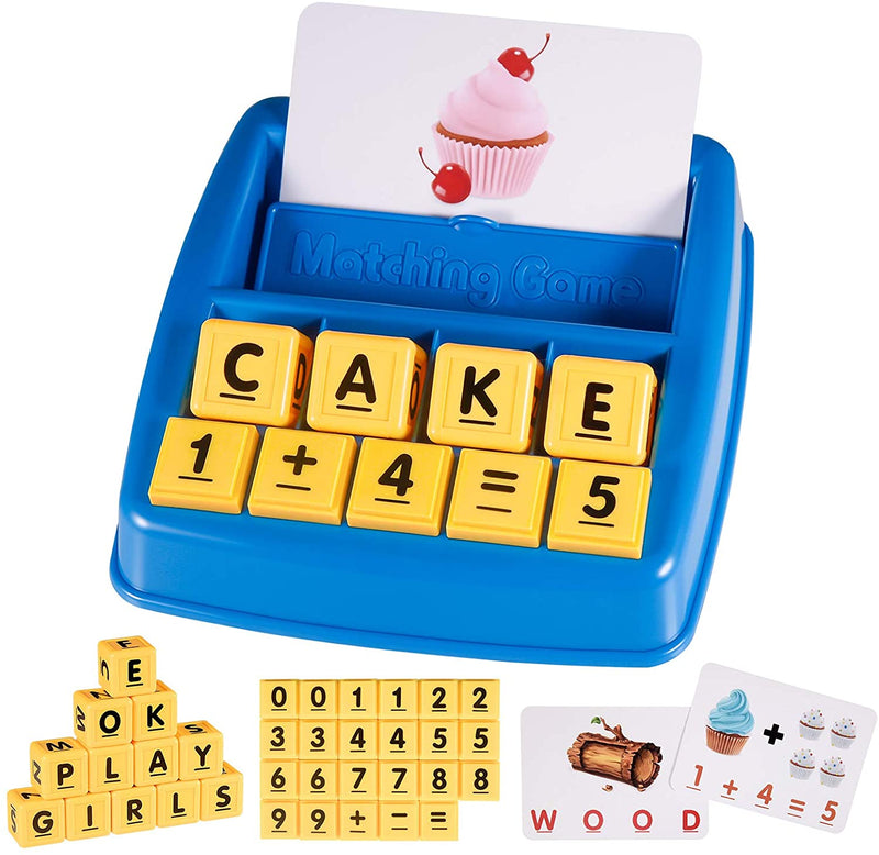 2 In 1 Educational Toy & Game Matching Letters, Spelling & Counting