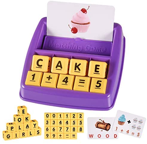 2 In 1 Educational Toy & Game Matching Letters, Spelling & Counting