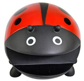 Ladybug Sponge Holder with 3 Sponges