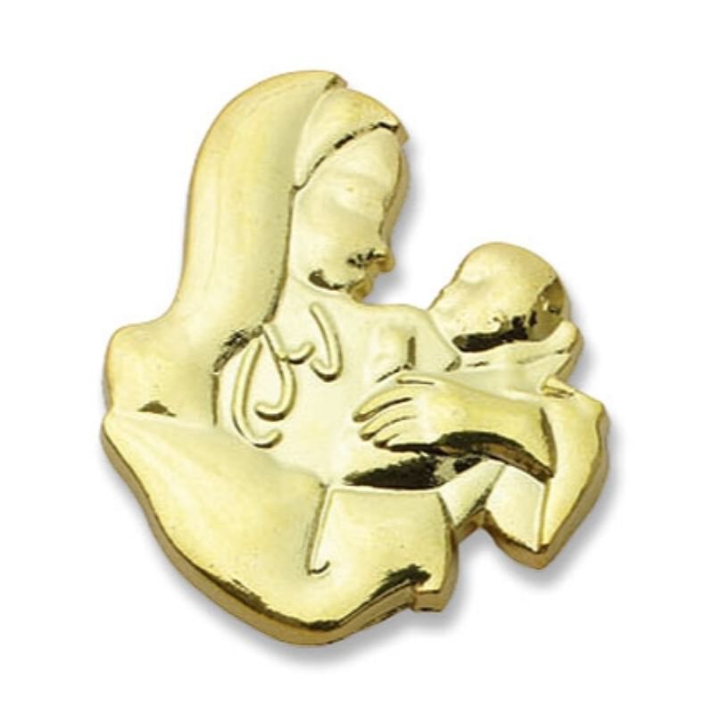 Madonna and Child Lapel Pin