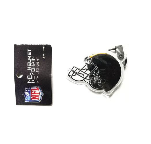 NFL Pittsburgh Steelers Helmet Keychain with LED Light