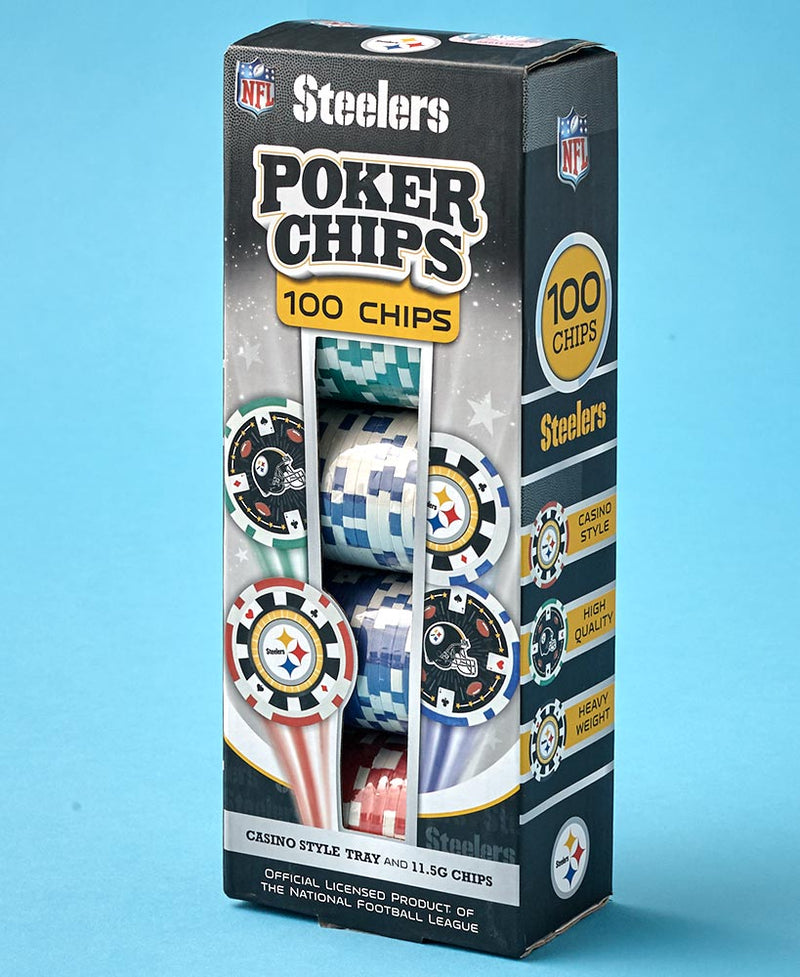 Steelers 100-Pc. NFL Poker Chips