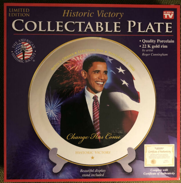 Obama Presidential Collector's Plate