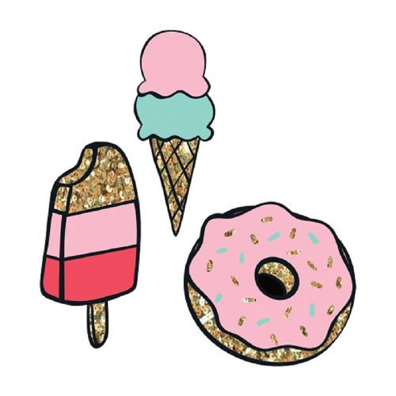 Sequin Patch - Ice Cream/Donut