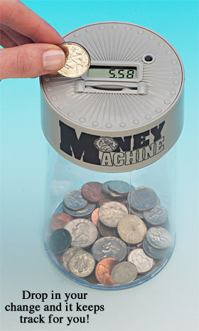 Money Machine Coin Bank Counter