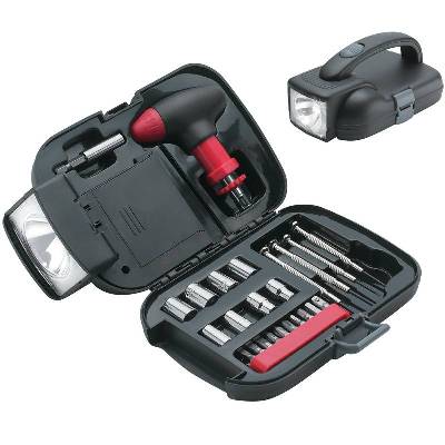 25 PC Tool Set with Flashlight