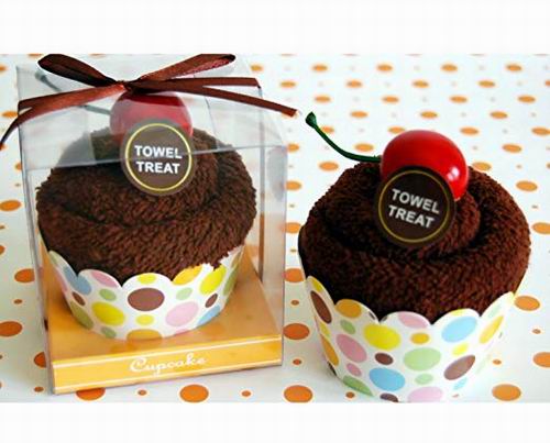 Towel Treat Chocolate Cupcake