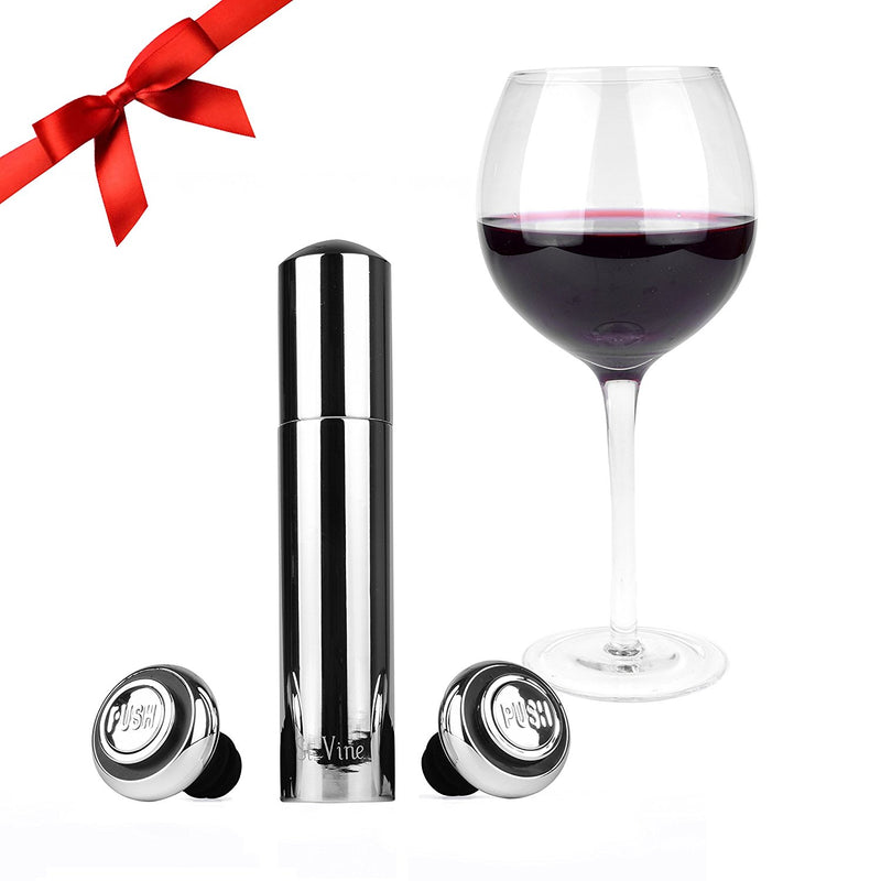 St. Vine Vacuum Wine Pump & Saver Set