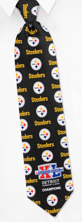 Official Pittsburgh Steelers NFL Super Bowl XL Tie