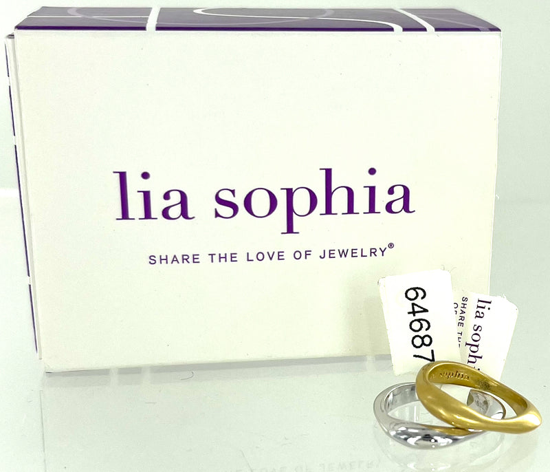 Opposites Attract Ring Set